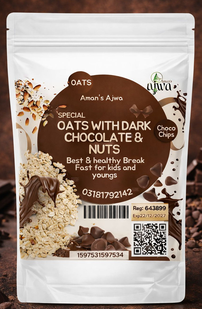 Oats with Dark Chocolate and Nuts